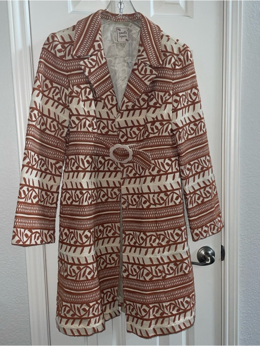 Vintage Nanette Lepore Floral Long Jacket